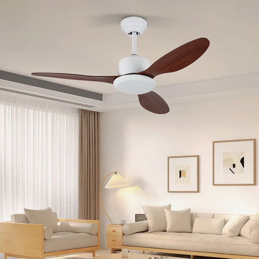 Silent variable-frequency retro Chinese-style ceiling fan, suitable for living room and dining room, fan light for home and commercial use, ceiling fan without light, Zhongshan lighting fixtures.