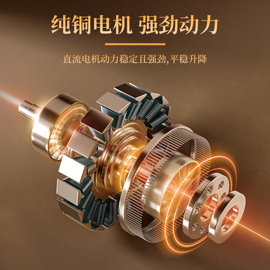 Large wind power industrial lampless ceiling fan for quiet dining room and living room. Ceiling fan with lamp. Fan and lamp with variable frequency remote control. Ceiling electric fan.